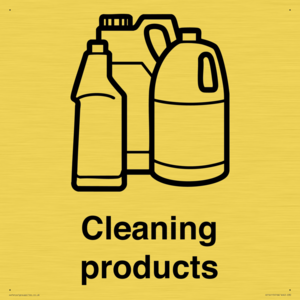 Dementia Cleaning products sign